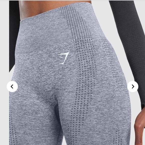 Gymshark Vital Seamless Leggings in color Tea Marl - Picture 2 of 6